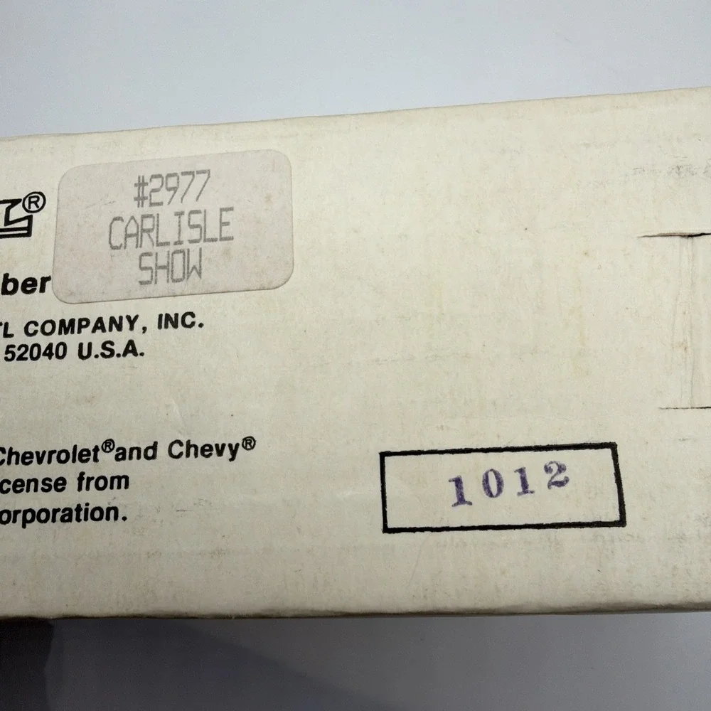 ERTL 1950‎ Chevy Panel Truck Bank, Carlisle Spring Show 92 - #2977 ,1/25 NIB